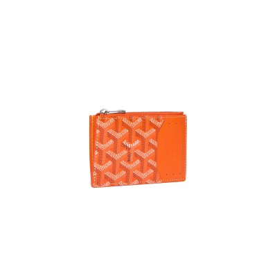 GOYARD BOURBON ZIPPED CARD HOLDER BOURBOPMLTY07CL07P (12.5*8.4*1cm)